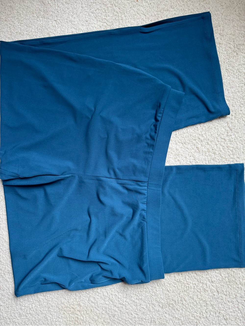 Susan Graver Teal Boot-Cut Stretch Pants